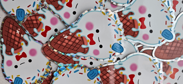 Stickers lads icecream