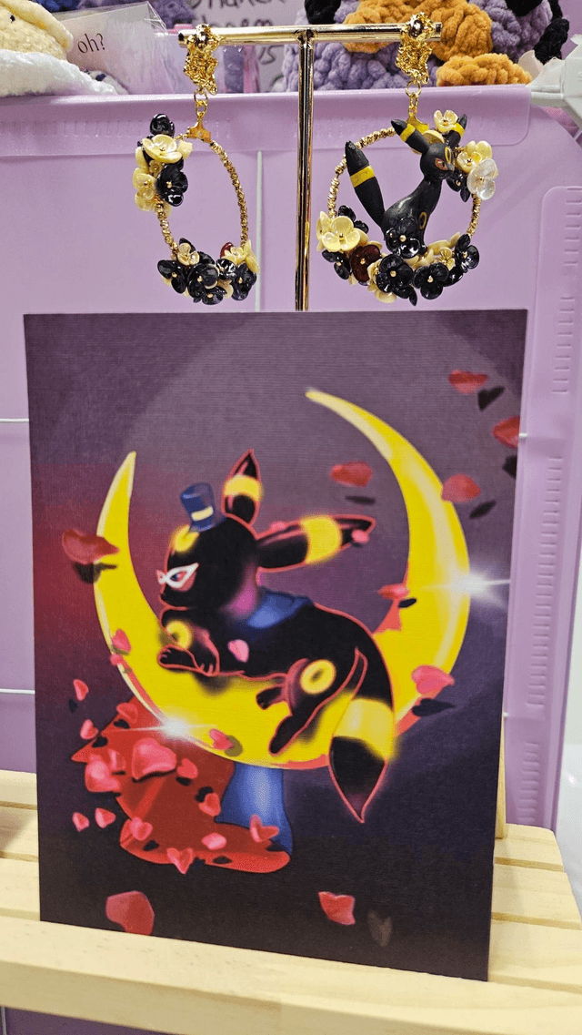 A6 Postcard umbreon & espeon 