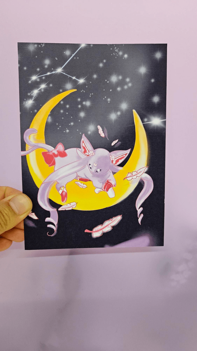 A6 Postcard umbreon & espeon 