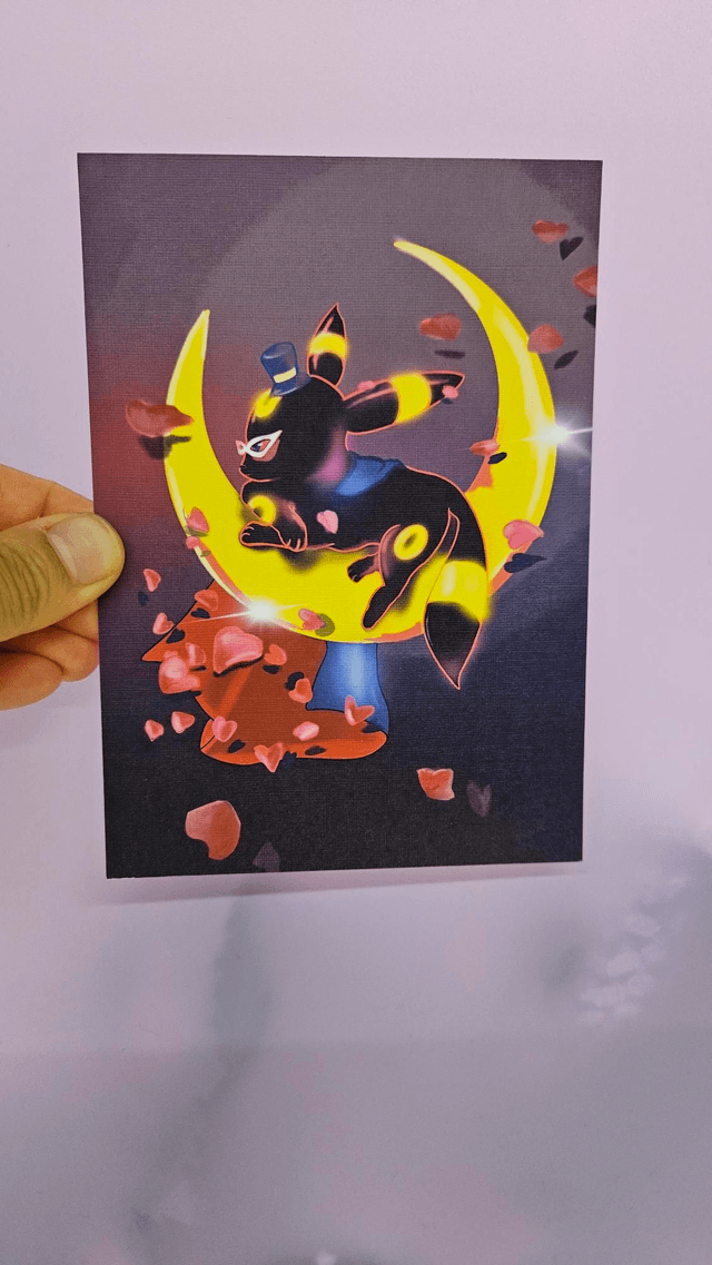 A6 Postcard umbreon & espeon 