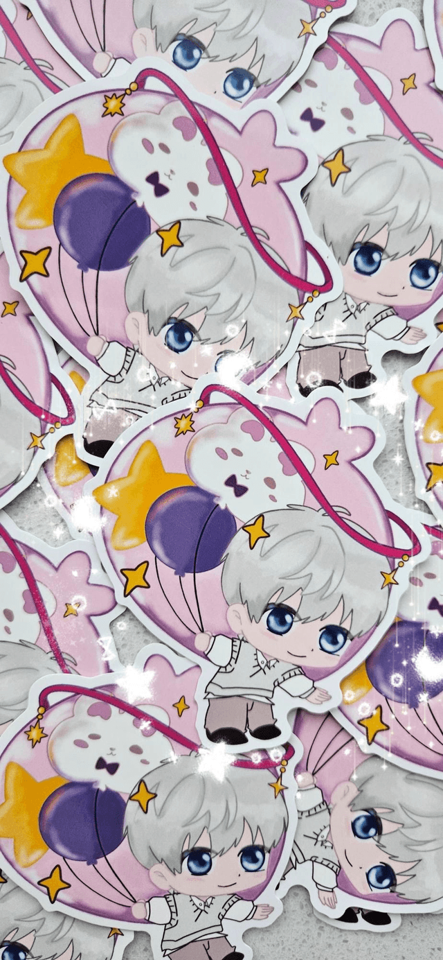 Stickers lads balloon